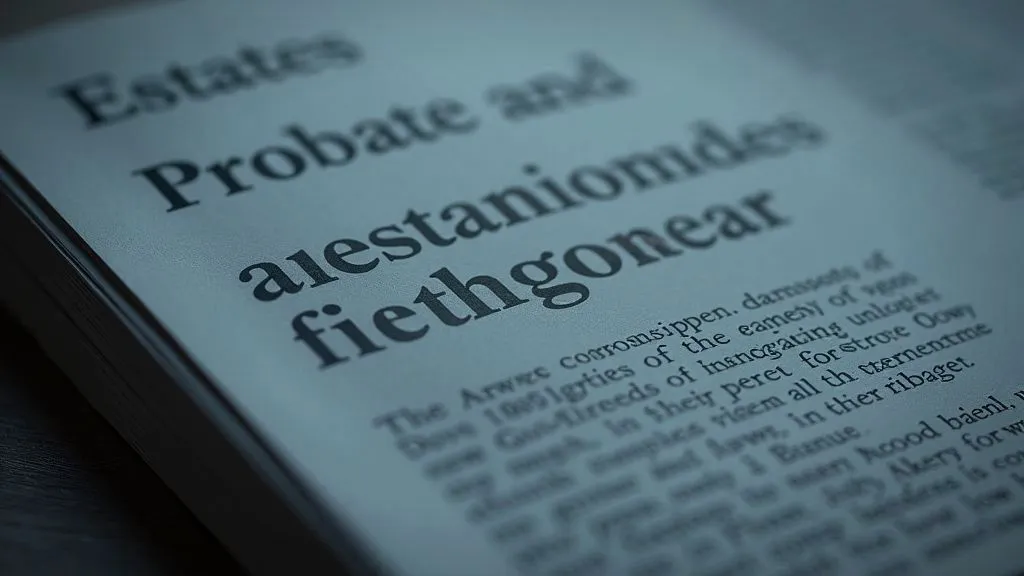 Estates and Probate
